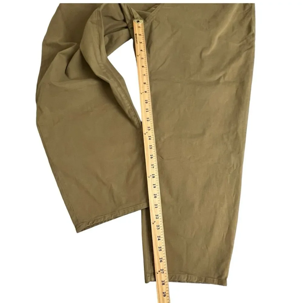 Frame Womens 33 Brown Ultra High Rise‎ Barrell Khaki Pants